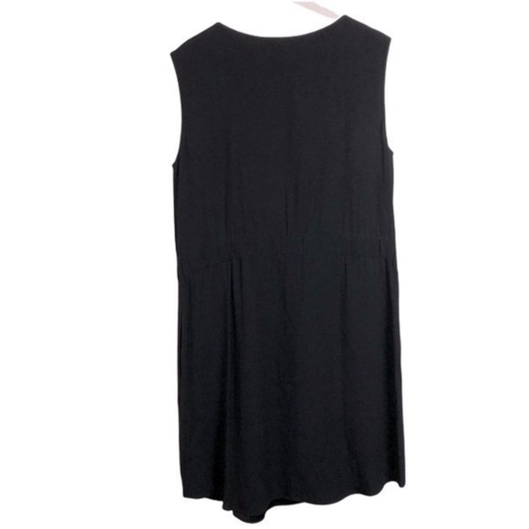Theory Black Stretch Waistband Sleeveless Dress - Picture 12 of 12